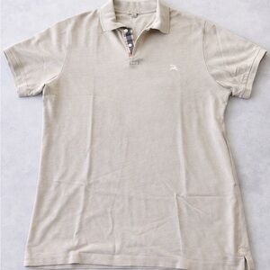 Men's Beige Polo Shirt
